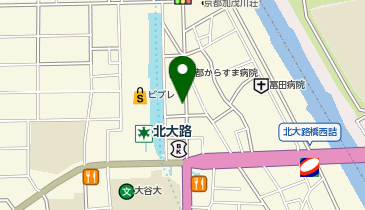 タイムズ烏丸北大路の地図画像