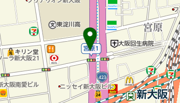 タイムズ新大阪北第2の地図画像