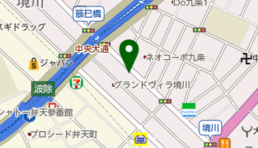 タイムズグルメシティ九条店の地図画像
