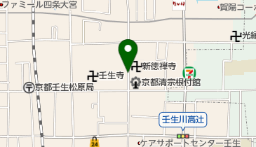 タイムズ壬生寺の地図画像