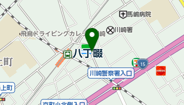 タイムズ八丁畷の地図画像