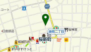 タイムズ桜新町の地図画像