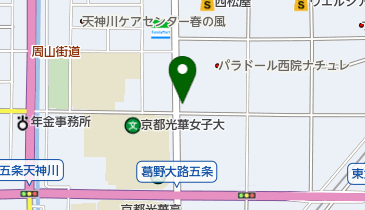 タイムズ葛野大路五条の地図画像