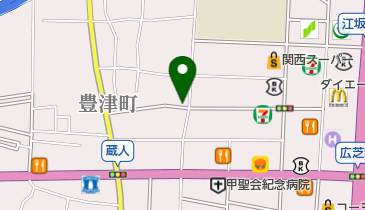 タイムズ豊津町第2の地図画像