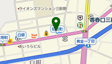 タイムズマックスバリュ三萩野店の地図画像