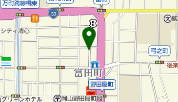 タイムズ富田町第2の地図画像