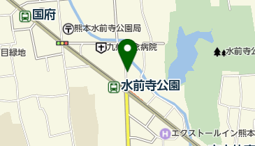 タイムズ水前寺公園の地図画像