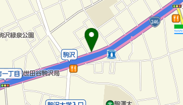 タイムズ駒沢交差点の地図画像