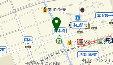 タイムズ岡本第4の地図画像