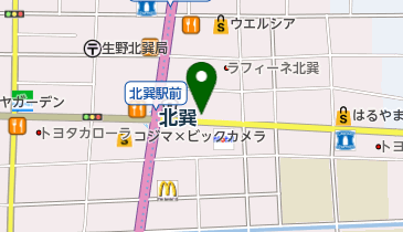 タイムズジャパン生野店の地図画像