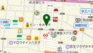 タイムズ八王子東町の地図画像