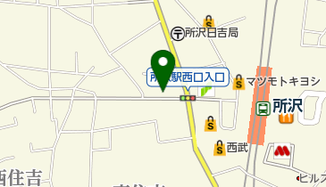 タイムズ所沢日吉町第5の地図画像