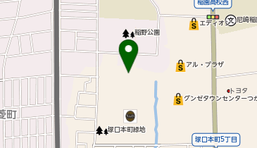 タイムズつかしん(湯の華廊駐車場)の地図画像