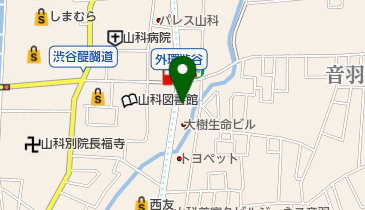 タイムズ外環渋谷の地図画像