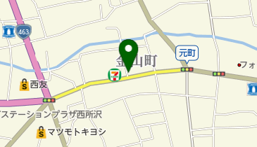 タイムズ所沢金山町の地図画像