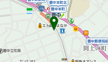 タイムズ豊中末広町第2の地図画像