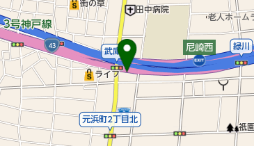 タイムズ武庫川町2丁目の地図画像
