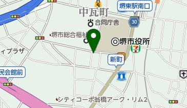 タイムズ堺市役所前の地図画像