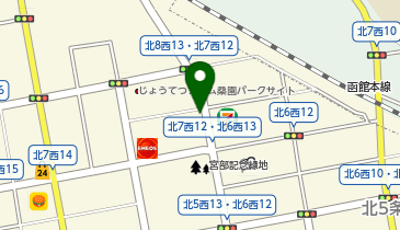 タイムズ北7西13の地図画像