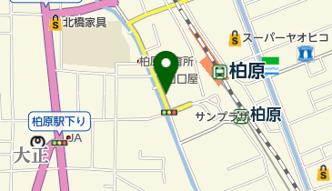 タイムズ柏原駅前の地図画像