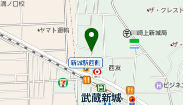 タイムズ武蔵新城第4の地図画像