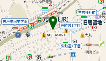 タイムズ神戸元町の地図画像