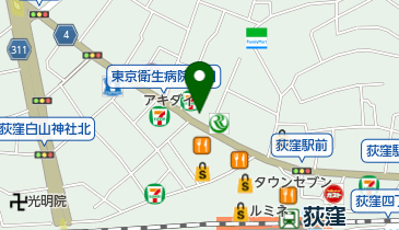 タイムズ天沼第6の地図画像
