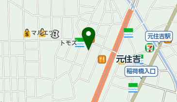 タイムズ元住吉駅前第2の地図画像