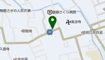 タイムズ嵯峨二尊院の地図画像