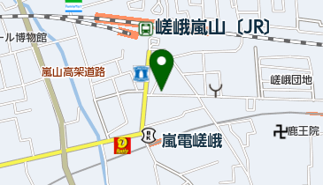 タイムズ嵯峨天龍寺の地図画像