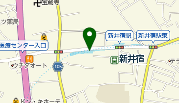 タイムズ新井宿駅前の地図画像