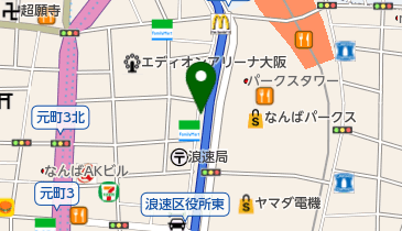 タイムズ難波中第6の地図画像