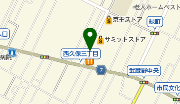 タイムズ武蔵野緑町の地図画像