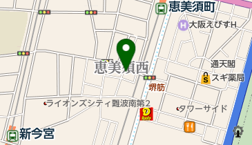 タイムズ恵美須西第10の地図画像