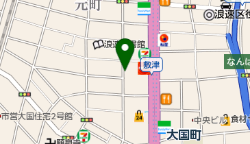 タイムズライフ大国町店の地図画像