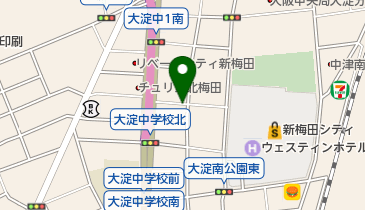タイムズ新梅田シティ第13の地図画像