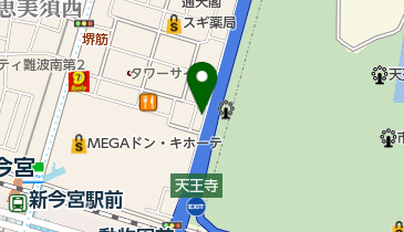 タイムズ通天閣第4の地図画像