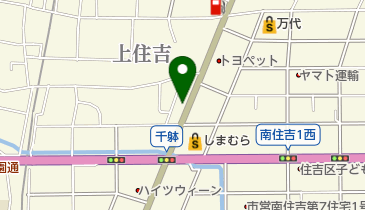 タイムズ上住吉第2の地図画像