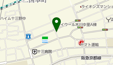 タイムズ木川西第2の地図画像