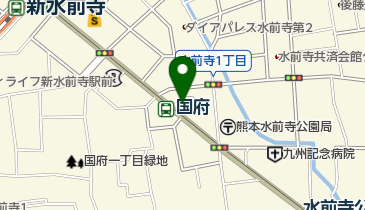 タイムズ熊本銀行水前寺支店の地図画像