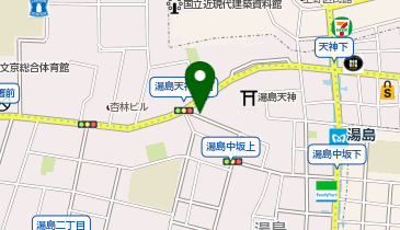 タイムズ湯島天神第1(RF)の地図画像