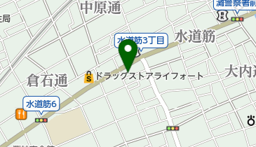 タイムズ水道筋の地図画像