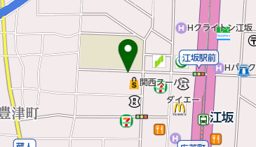 タイムズ関西スーパー江坂店の地図画像
