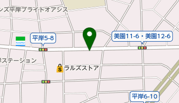 タイムズイースト平岸の地図画像