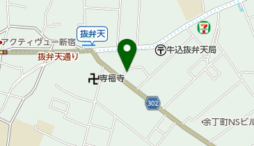 タイムズ余丁町の地図画像