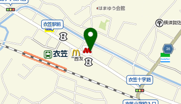 タイムズ衣笠駅前の地図画像