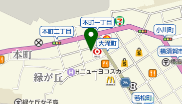 タイムズ横須賀大滝町第2の地図画像