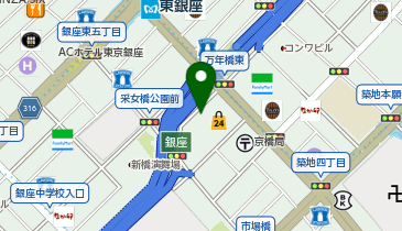 タイムズ東劇ビルの地図画像