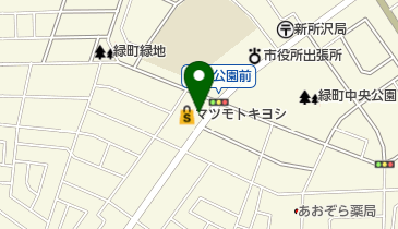 タイムズマツモトキヨシ所沢緑町店の地図画像
