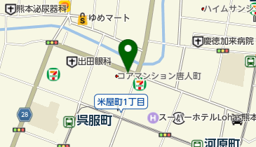 タイムズ唐人町通りの地図画像